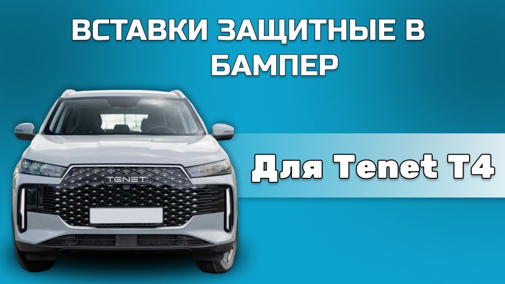 Вставки в бампер Tenet T4