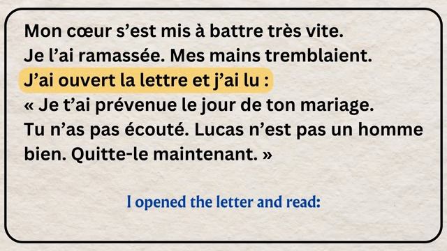 Unexpected Letter 💌 Learn French with Simple Story (A1–A2)  French for Beginners  Frenchy Tales