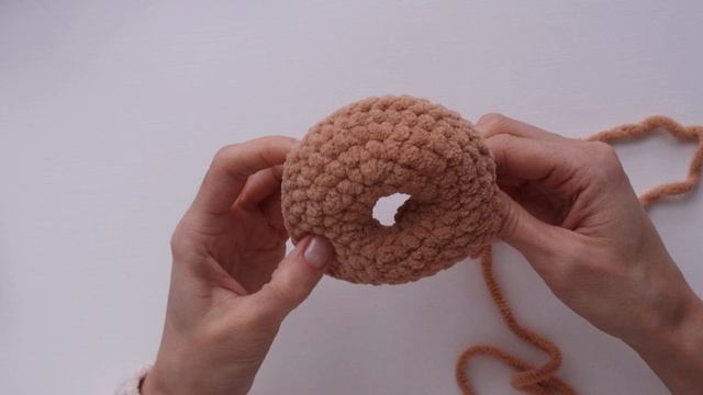 Пончик. Как сшить детали и набить