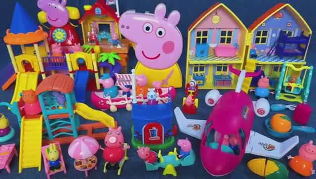 Мультики для детей и малышей. Мультики про конструктор и свинку Пеппу. Собираем домик для кукол .