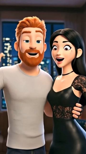 Рыжий и Алёна.Лола.Мультфильм.#Seedance2.0#Grok Imagine#фильмы#видео#ежедневно#подпишись#искусственн