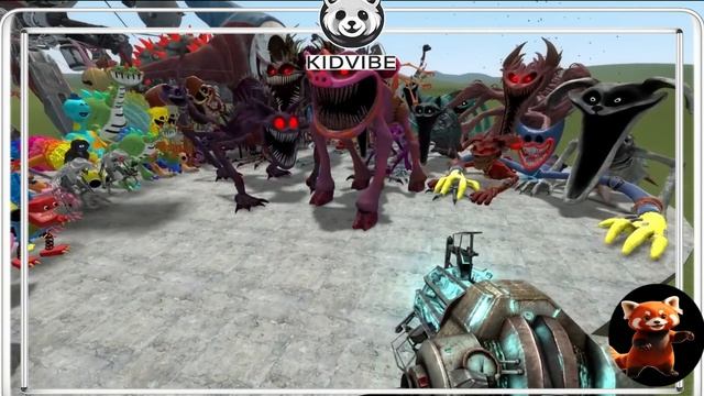 ПРОТОТИП И ГЕРОИ ПОППИ ПРОТИВ ГАРДЕН БАНБАН В ГАРРИС МОД! PROTOTYPE POPPY VS GARTEN OF BANBAN!