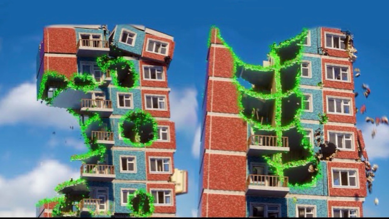 НАНОНИТЫ ГРЫЗУТ БАЛКИ И АРМАТУРУ В ДОМЕ! РАЗРУШЕНИЯ ДОМОВ ОРУЖЕМ В ИГРЕ TEARDOWN!