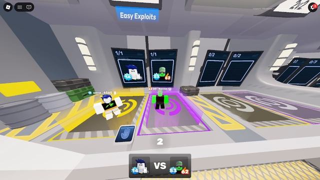 Играю с друзьями в роблокс Rivals , но у нас разные режимы!!!!