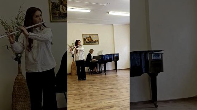 Дж.Перголези Концерт для флейты и фортепиано,2-3 чч./Рената Зиатдинова