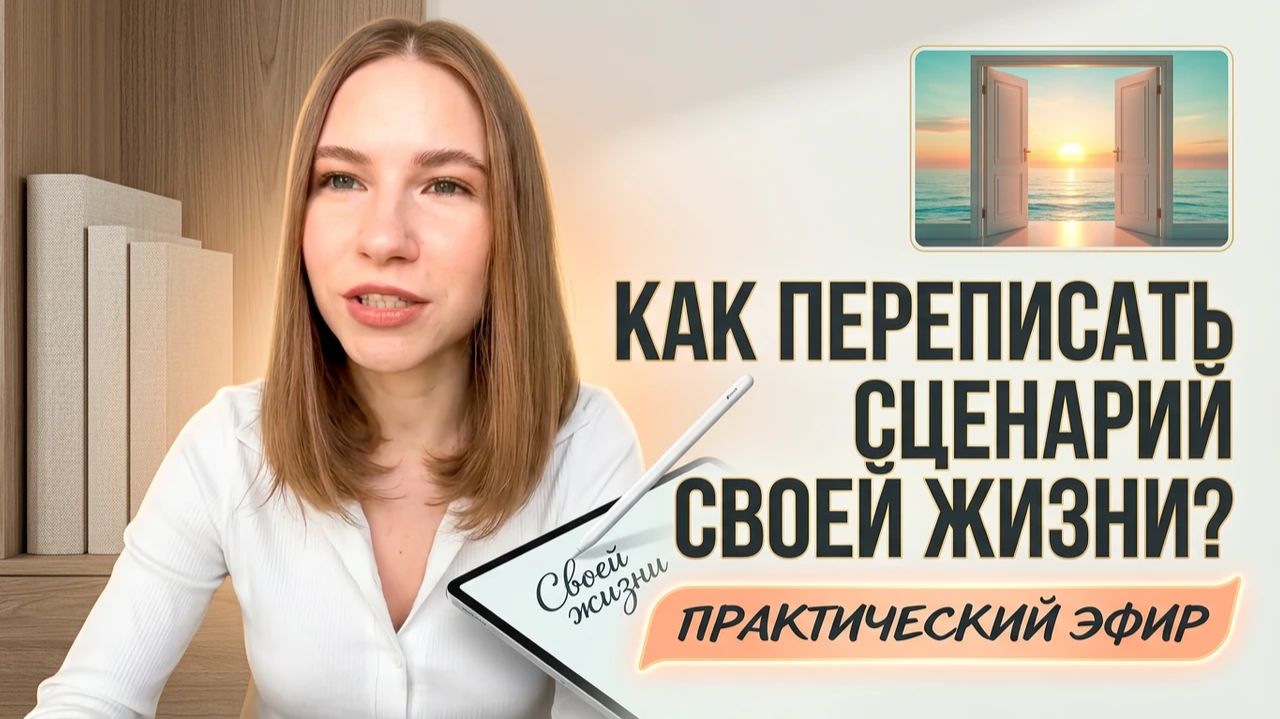 Запись эфира с практикой: как раскрыть суперсилу и переписать свой жизненный сценарий навсегда?