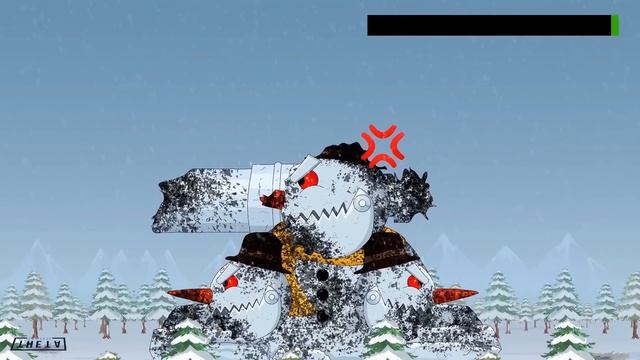 The World of Fire Tank Vs Ice Tank ICE Leviathan vs FIRE Leviathan  Cartoons about tanks