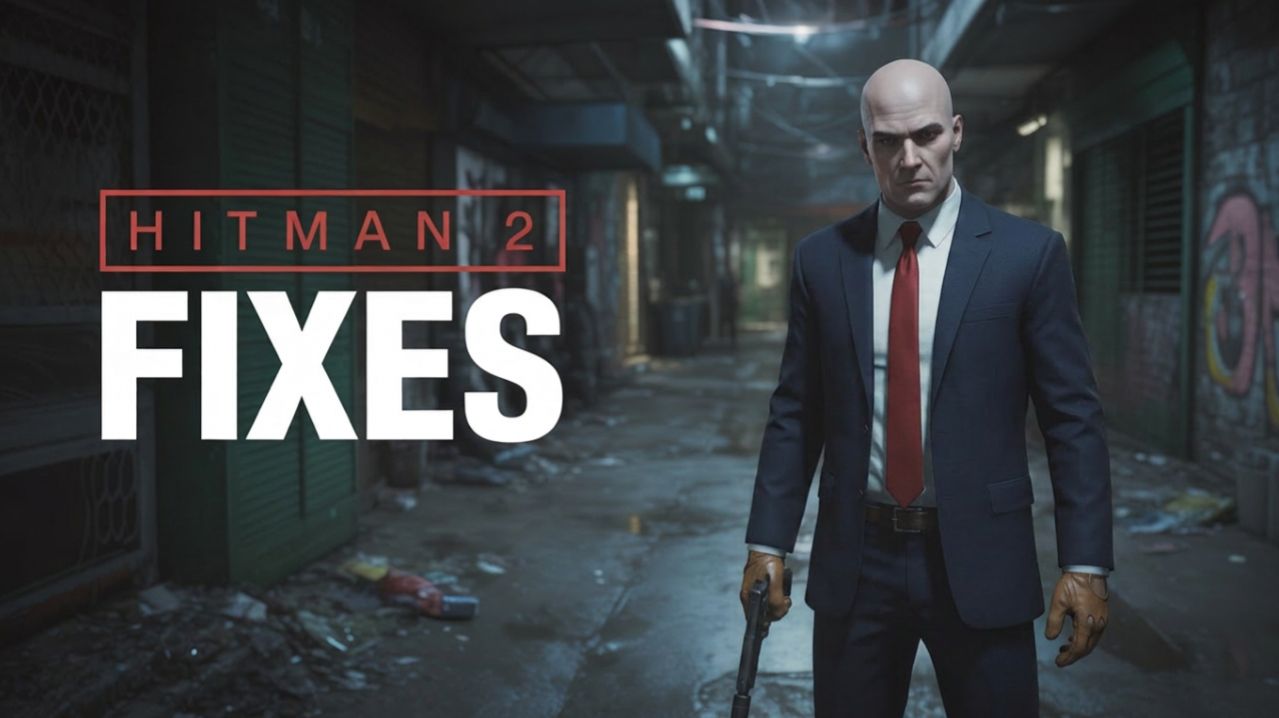 Исправление разрешения экрана, видеороликов, чёрных персонажей и графики в Hitman 2: Silent Assassin
