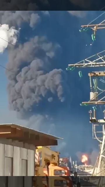 Туапсе, Краснодарский край. Последствия бомбежки