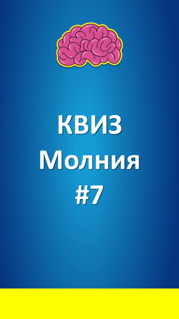 КВИЗ Молния #7