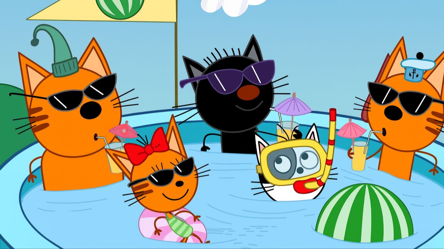 Три Кота / Развивающая Игра Для Детей