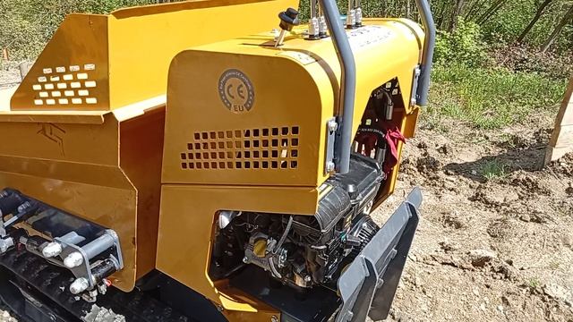 Мини экскаватор и гусеничная тележка