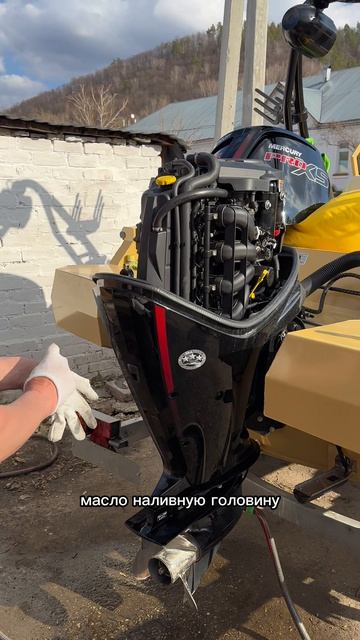 Mercury 115 180 мч: обработка двигателя DLC ULTRA и замер компрессии