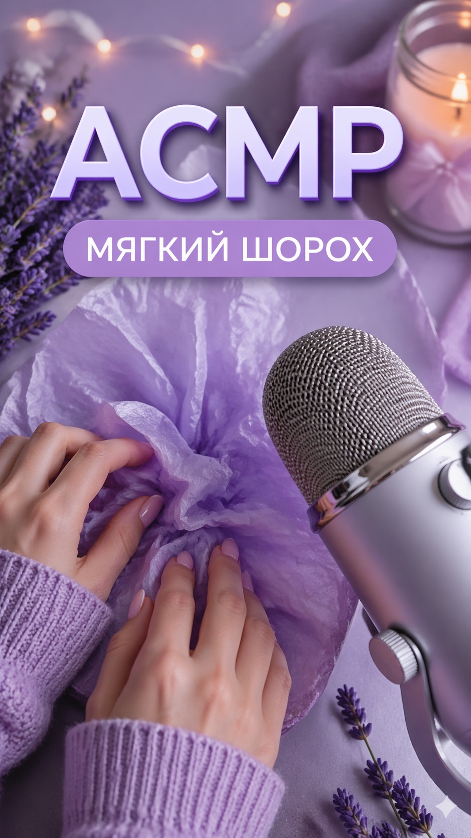 АСМР МЯГКИЙ ШОРОХ ДЛЯ БЫСТРОГО СНА