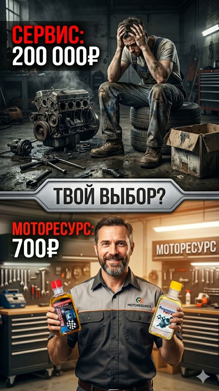 Первая машина дымит и жрет масло? Спасаем мотор за 700 рублей!