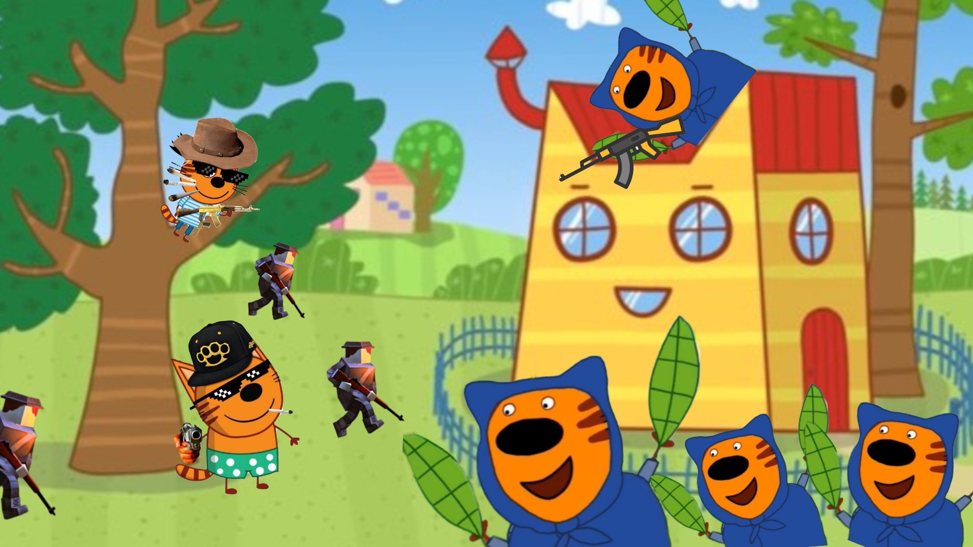 три кота RYTP, пуп. #1