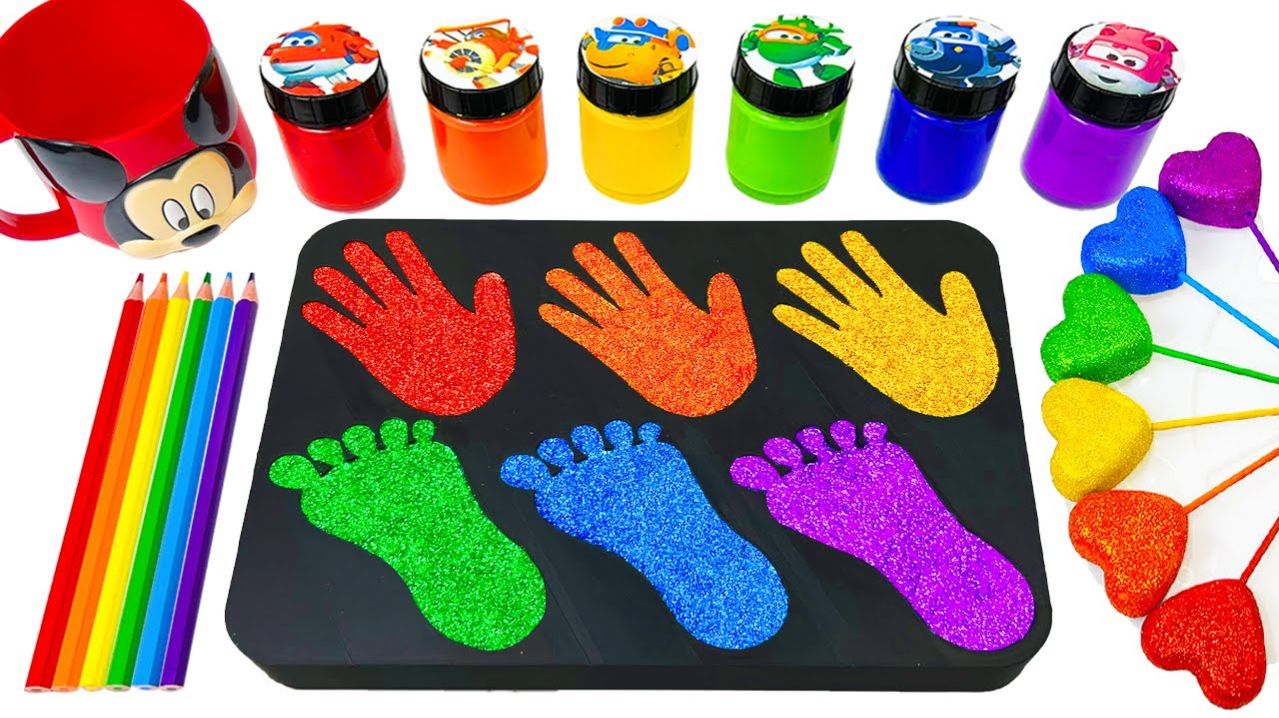 ИГРАЕМ В СЛАЙМЫ ЗАЛИВАЕМ ЦВЕТНЫЕ ОТПЕЧАТКИ АСМР ВИДЕО ДЛЯ ДЕТЕЙ ДЕТСКИЙ КАНАЛ ИГРАЛКИ-ЗАЛИПАЛКИ