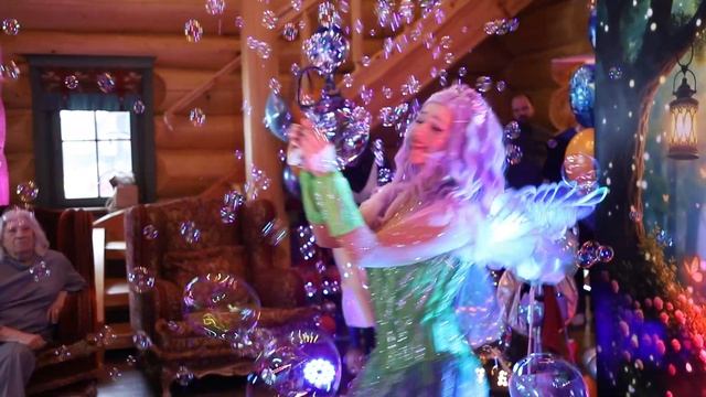 Шоу мыльных пузырей от Феи