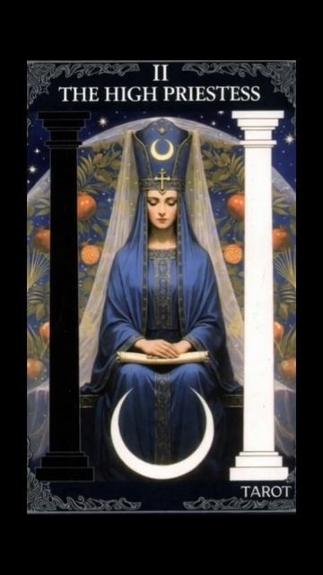 Ожившие образы Таро. Верховная жрица. #еленамалинина