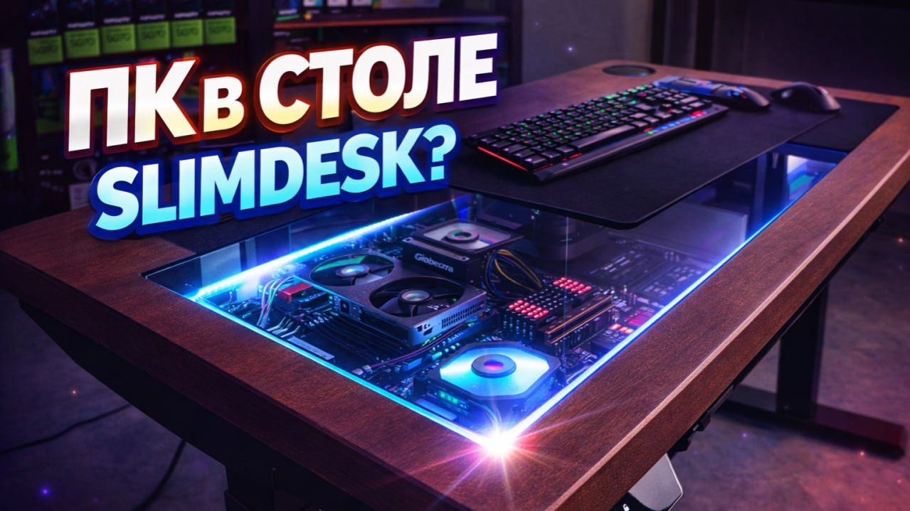 Рассказываем что такое ПК в столе SLIMDESK