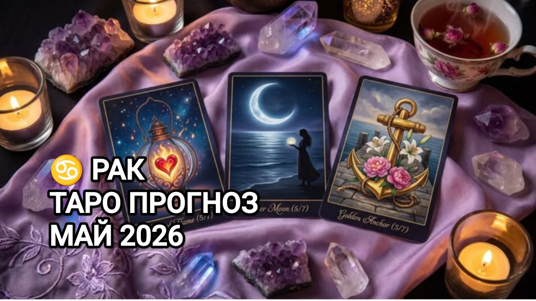 ♋ РАК ✨ ТАРО ПРОГНОЗ МАЙ 2026