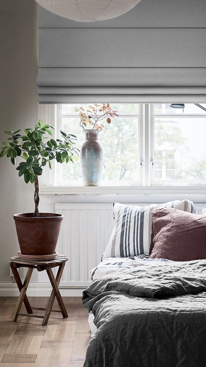 Штора римская Blackout, цвет серый