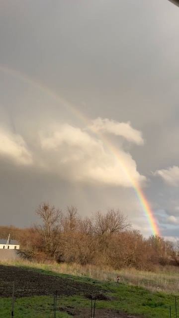 🌈 Двойная радуга — редкое чудо природы! ✨