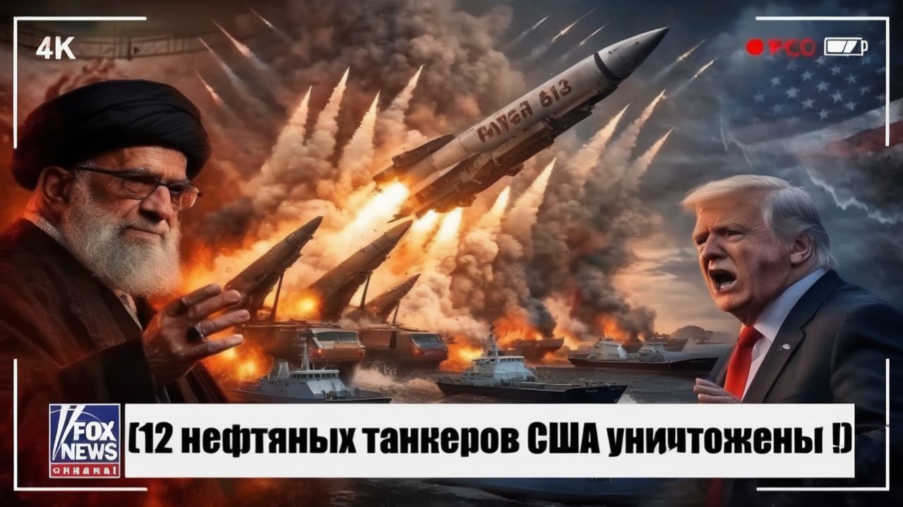 ГЛОБАЛЬНЫЙ ХАОС! Иран уничтожил 12 танкеров с нефтью США 600 ракетами Ормуз закрытАмерика в полном