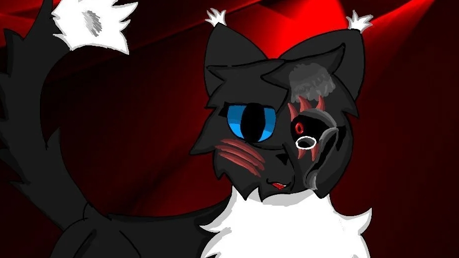 арт в чёрной звезде