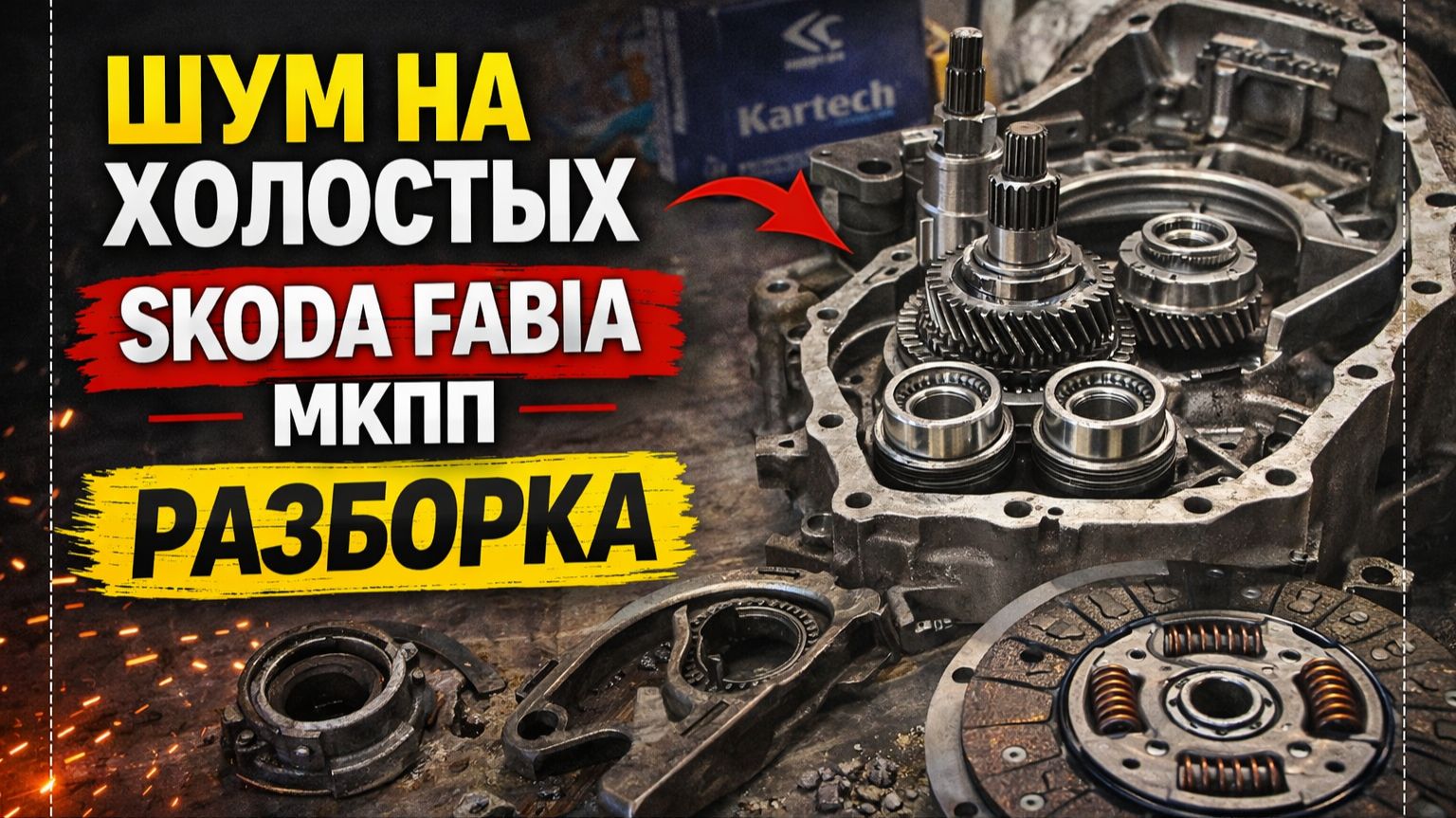 Шум на холостых  Skoda Fabia МКПП