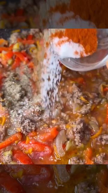 Подлива с овощами.