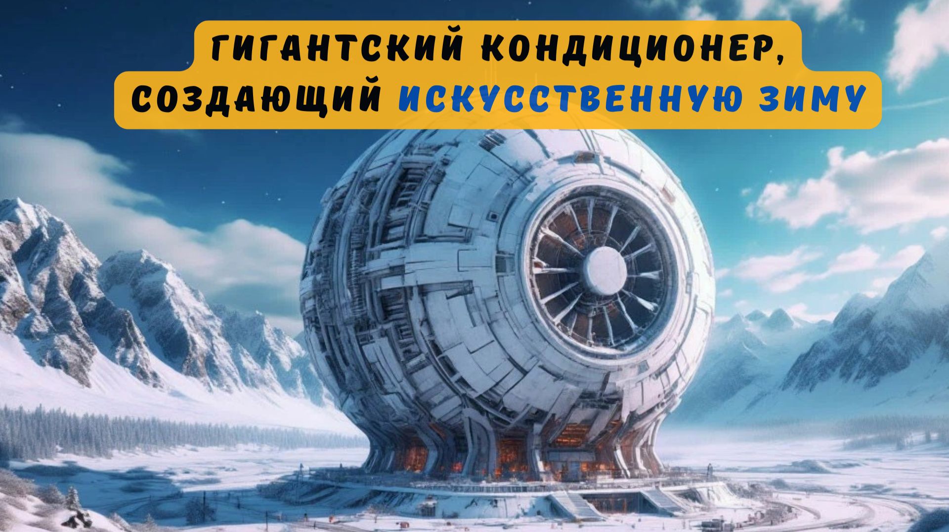 Искусственная зима на планете. Интересные факты.