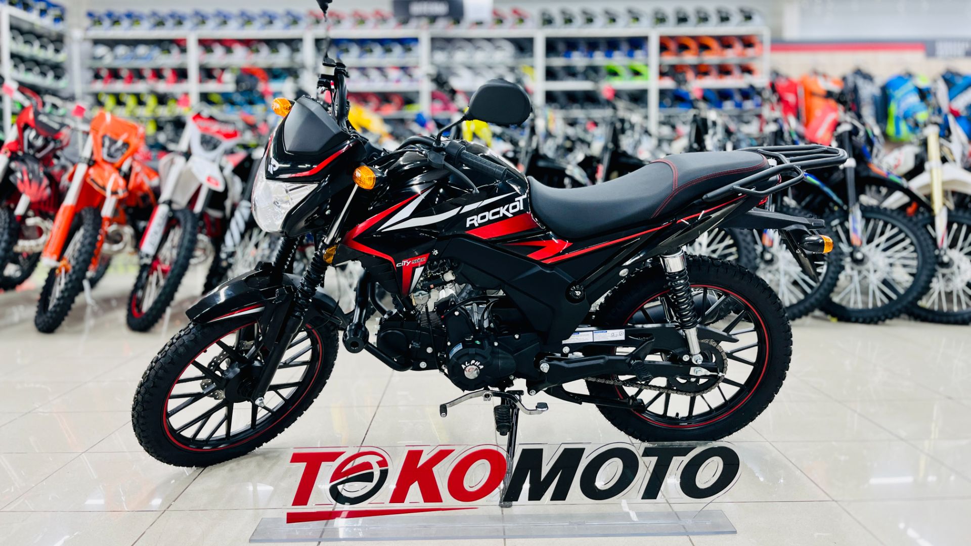 Мопед ROCKOT ALPHA CITY черный глянцевый