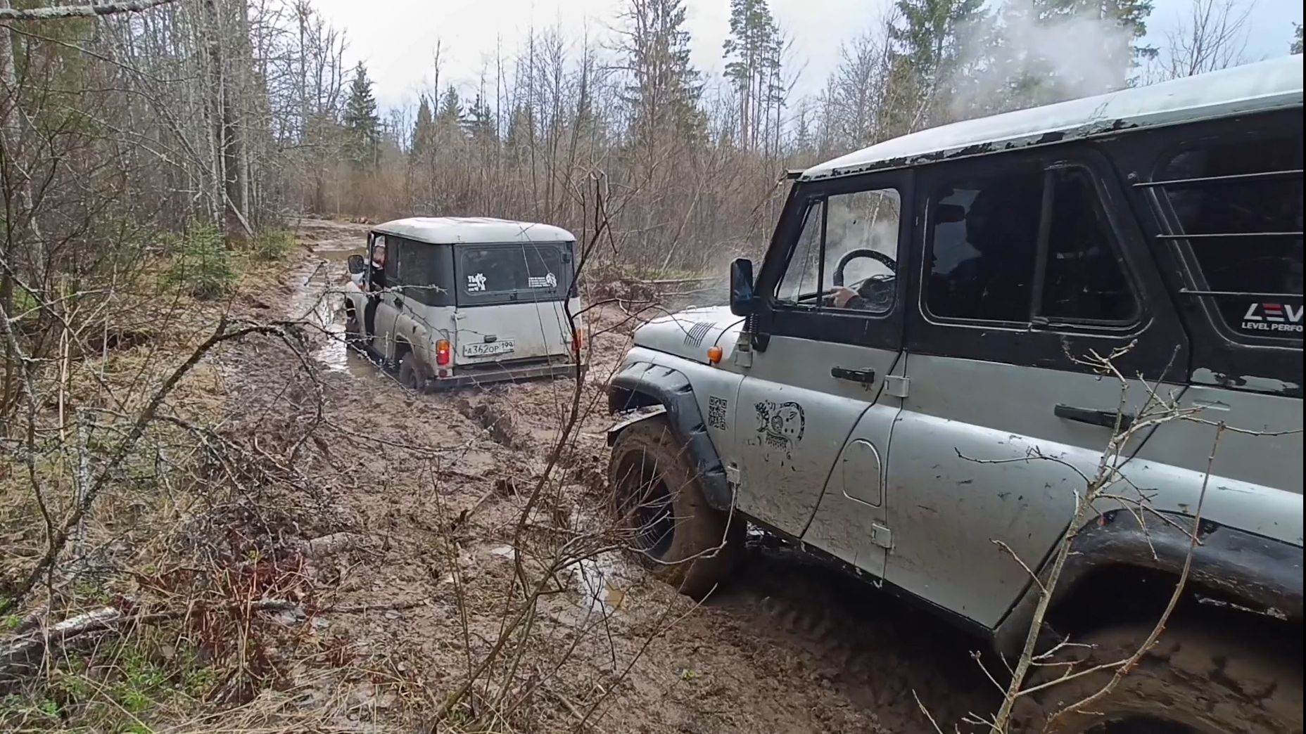 УАЗы,,,на разной резине одинаково ?!?!?!