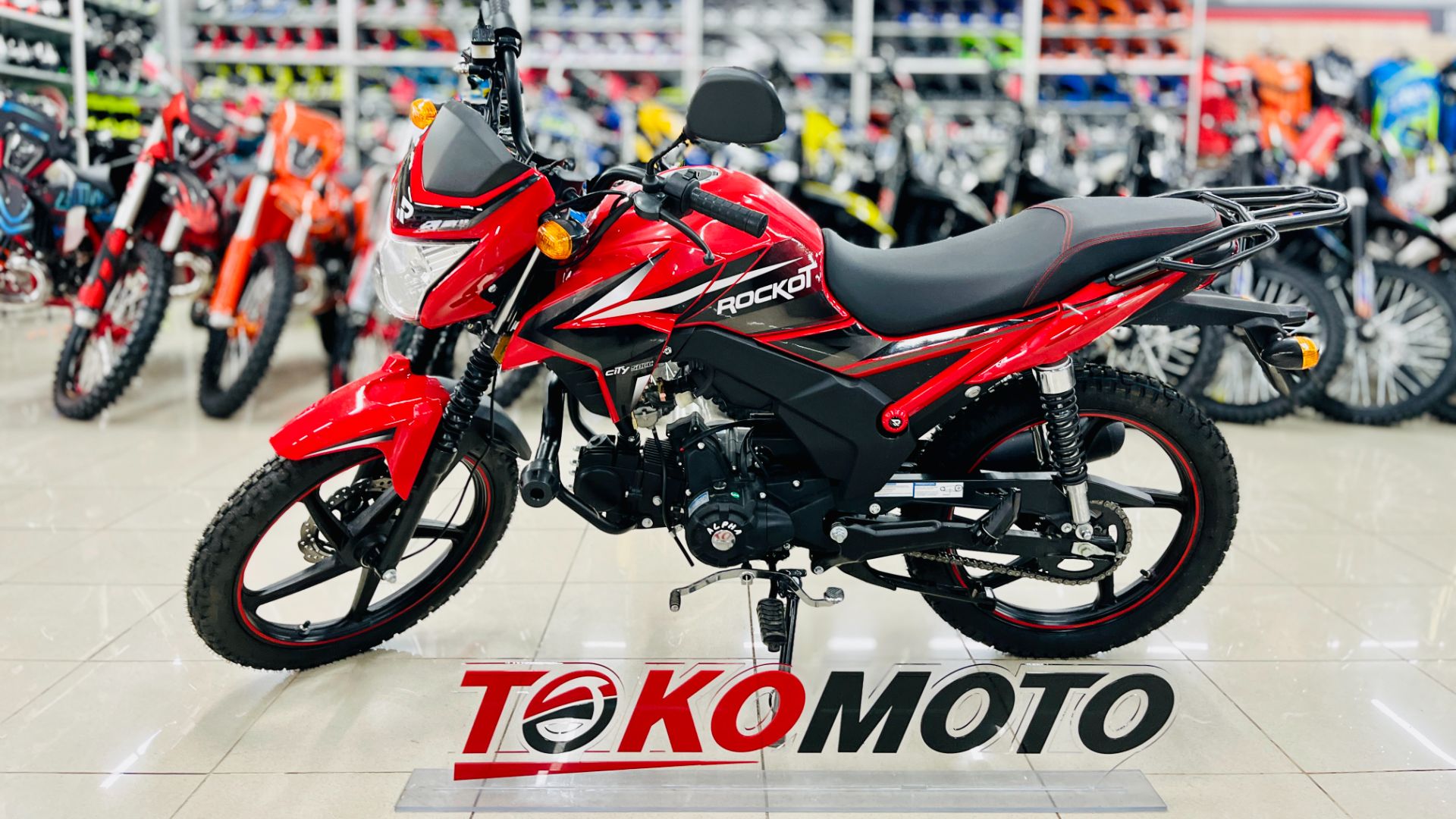 Мопед ROCKOT ALPHA CITY M-12 (красный глянцевый)