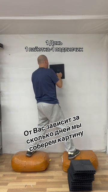 День 1 , 1 пайетка -1 подписчик