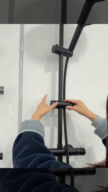 Держатель лейки на штангу 18-25мм черный BOND BSH88