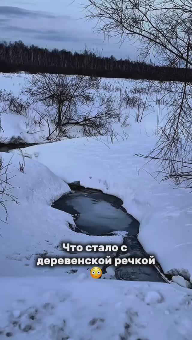 Речка деревенская 😊