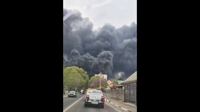 ГОРИТ ТУАПСЕ. ВИДЕО ПОЖАРА....