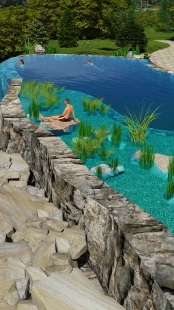 Что скрывает этот премиальный пруд на берегу озера? | Проект пруда с лучшей фильтрацией в мире