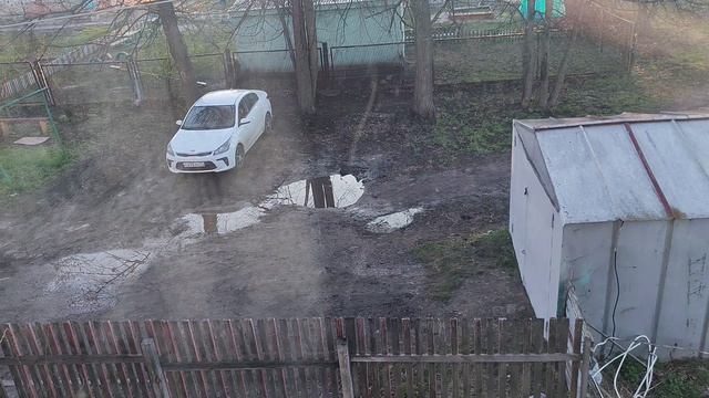 красивый вечер в деревне, деревенский закат