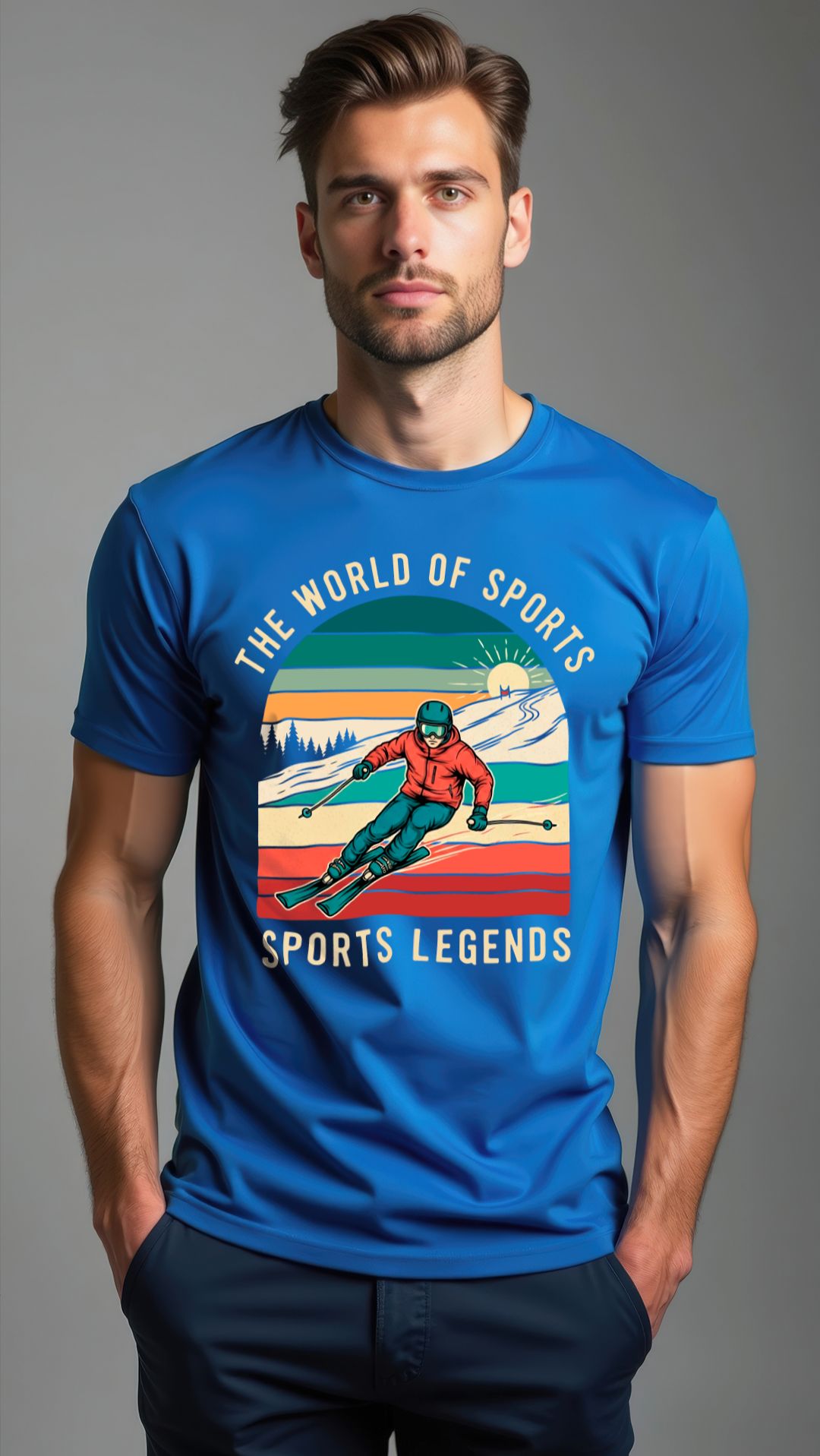 Футболка «Легенда спорта - Слалом»