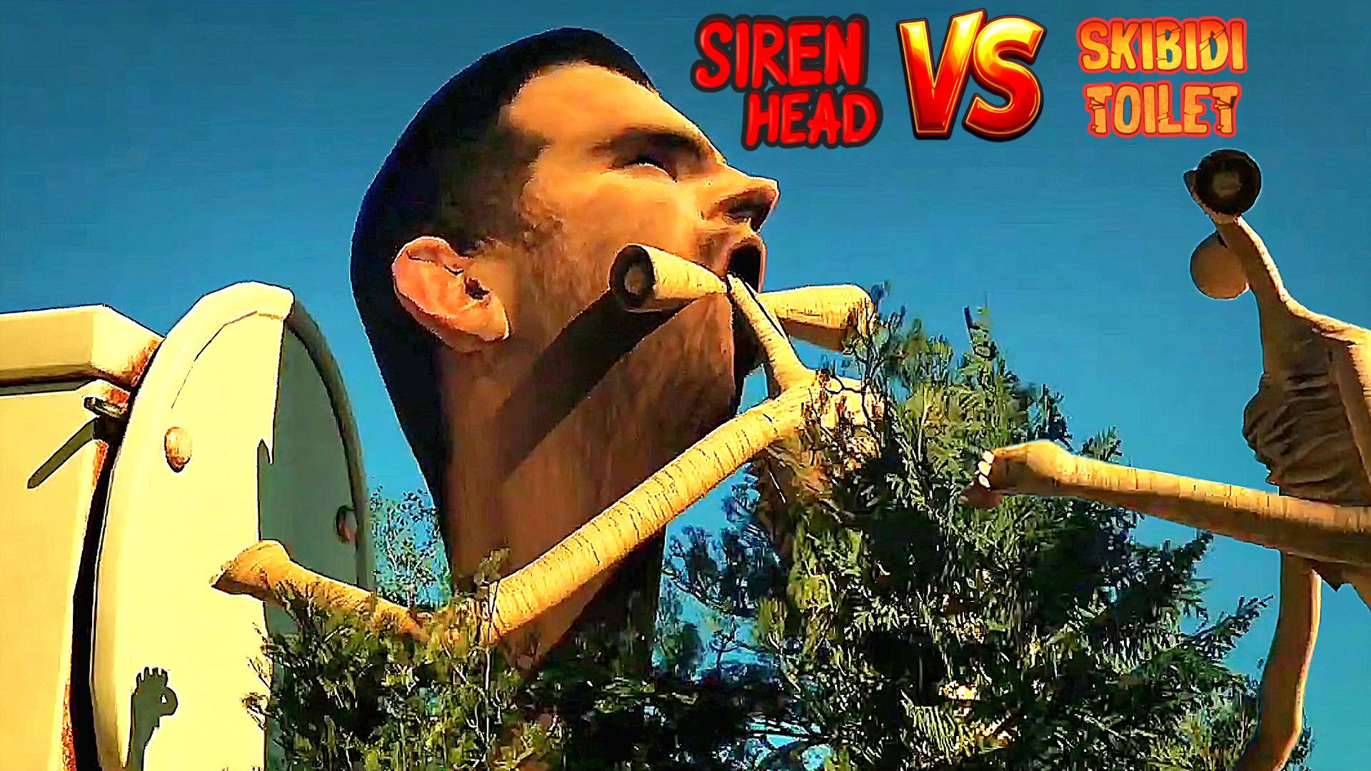 📢 СИРЕНОГОЛОВЫЙ 📢 против СКИБИДИ - ТУАЛЕТА. Кто круче? SIREN HEAD АТАКУЕТ.