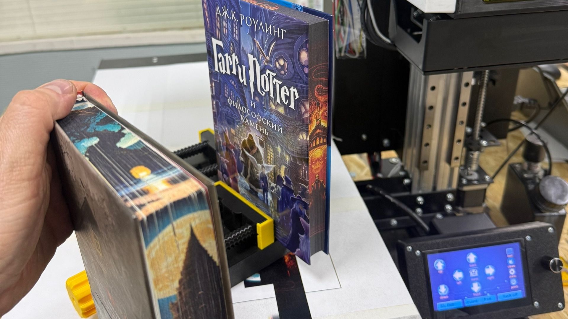 Печать на торцах книги на новом УФ принтере формата А3 