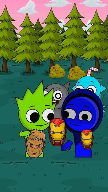 What Really Happened to the Avengers Sprunki Version #sprunki #incredibox #meme #funny