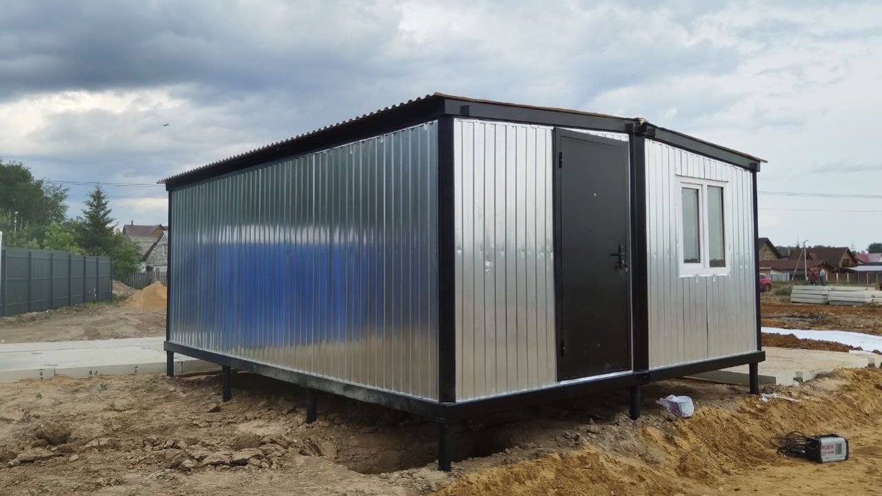 Модульное здание из блок-контейнеров размер 5.85х4.8 28 кв.м