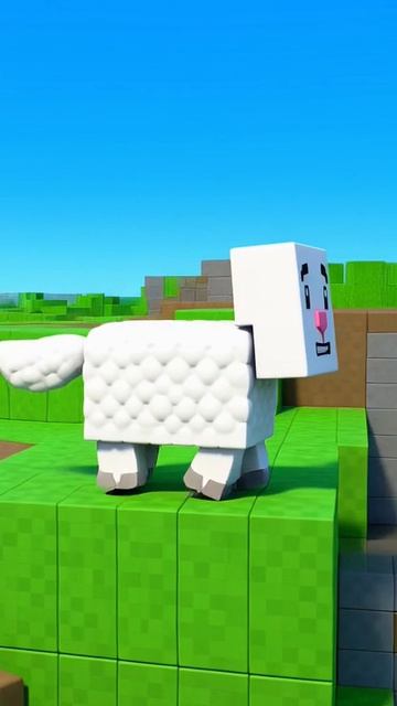 Детский глупый смешной мультик про овечку майнкрафт