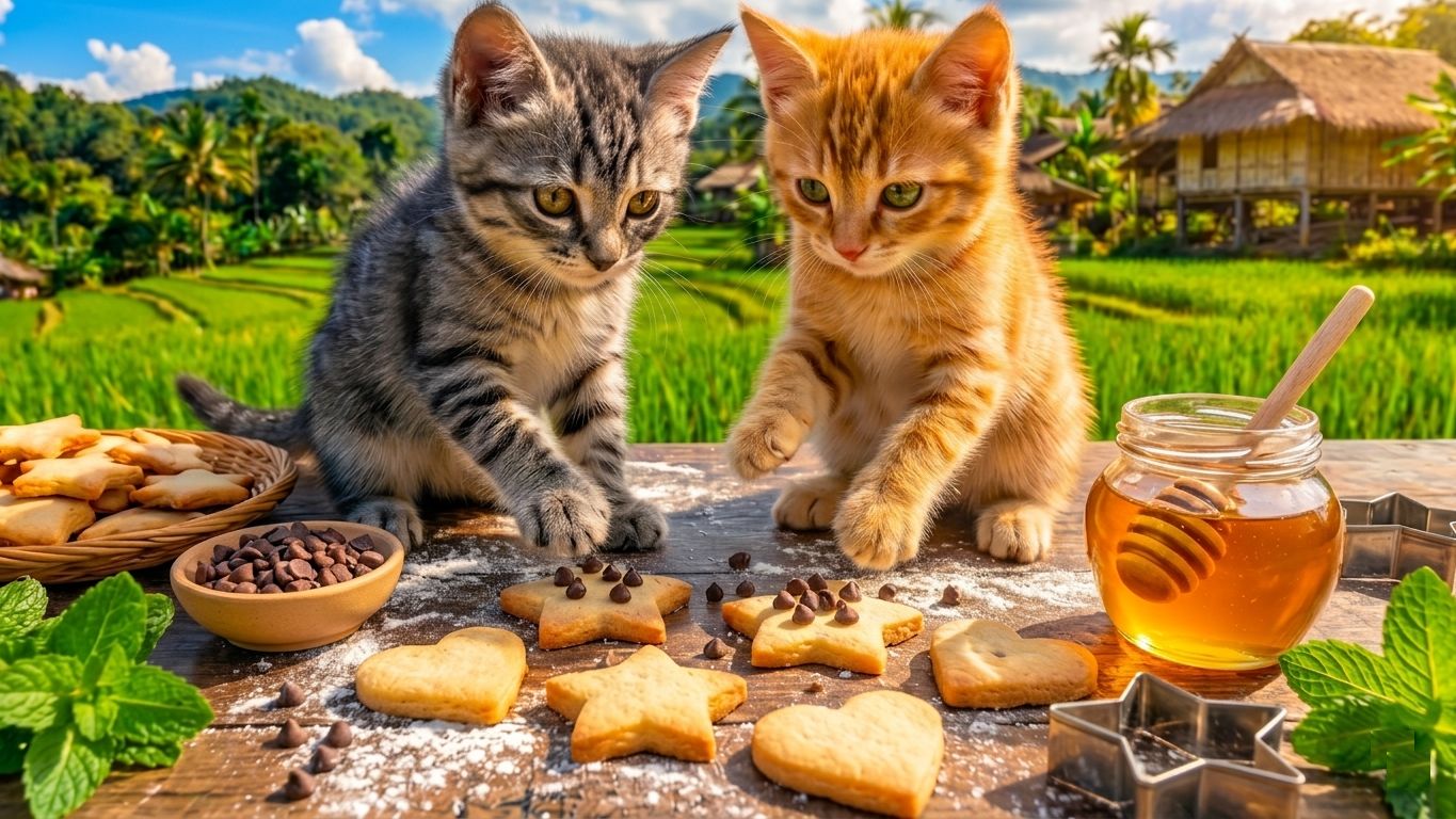 Мои маленькие Котята испекли Печенье