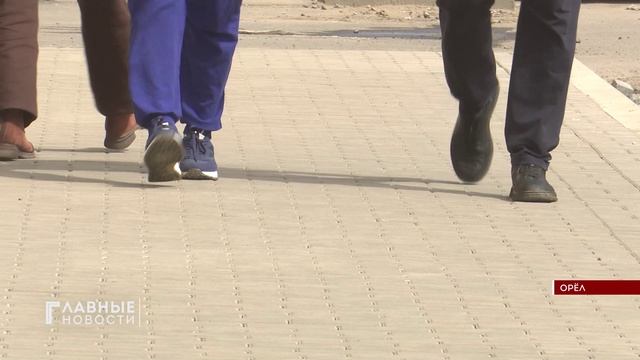 В Орле продолжается комплексное благоустройство пешеходных зон.