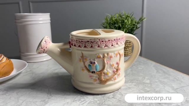 Декоративная лейка СОВА САДОВНИЦА, керамика, 22 см, XPA14000101
